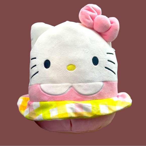 🆕 Squishmallow Sanrio Hello Kitty Plaid Dress Easter 2023 - Picture 2 of 6